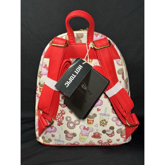 Loungefly Disney Mickey and Minnie Mouse Treats Mini Backpack NEW main image 6